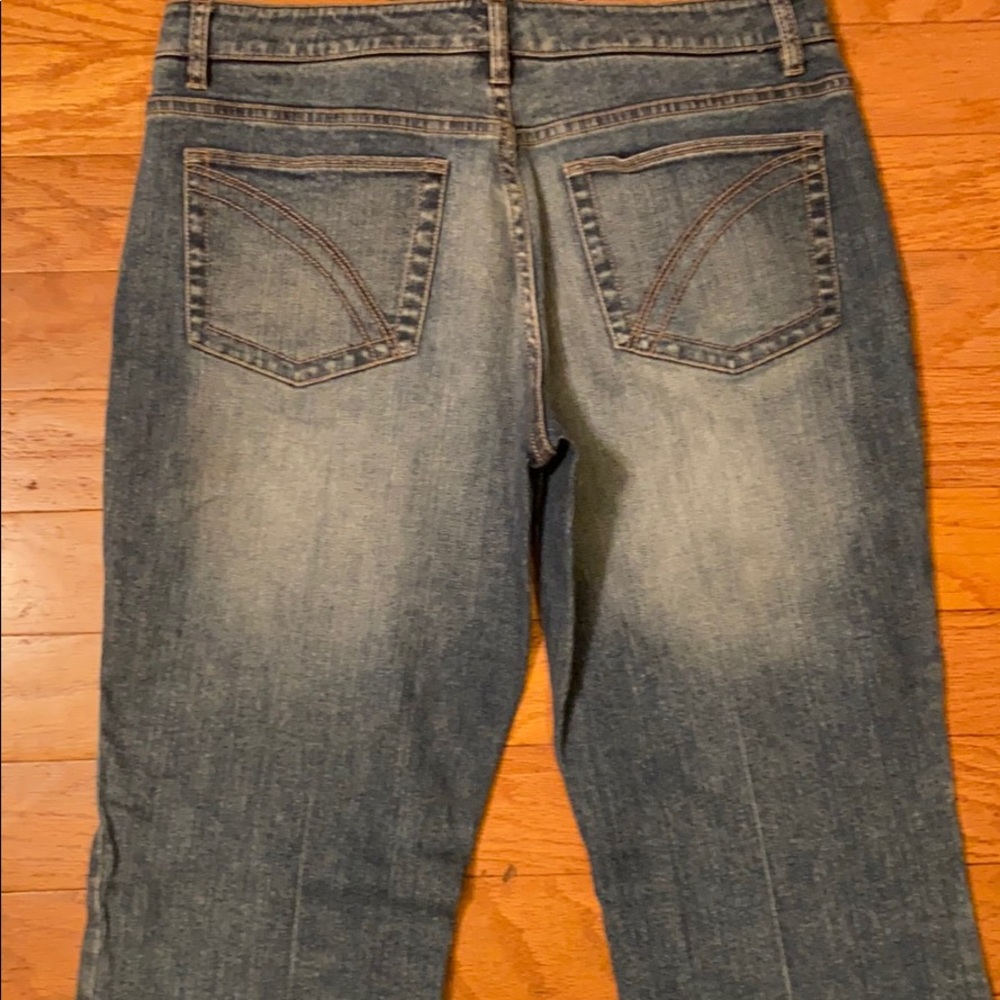 PRE-OWNED WOMEN’S GIANNI BINI FLARE LEG JEANS - Picture 6 of 12